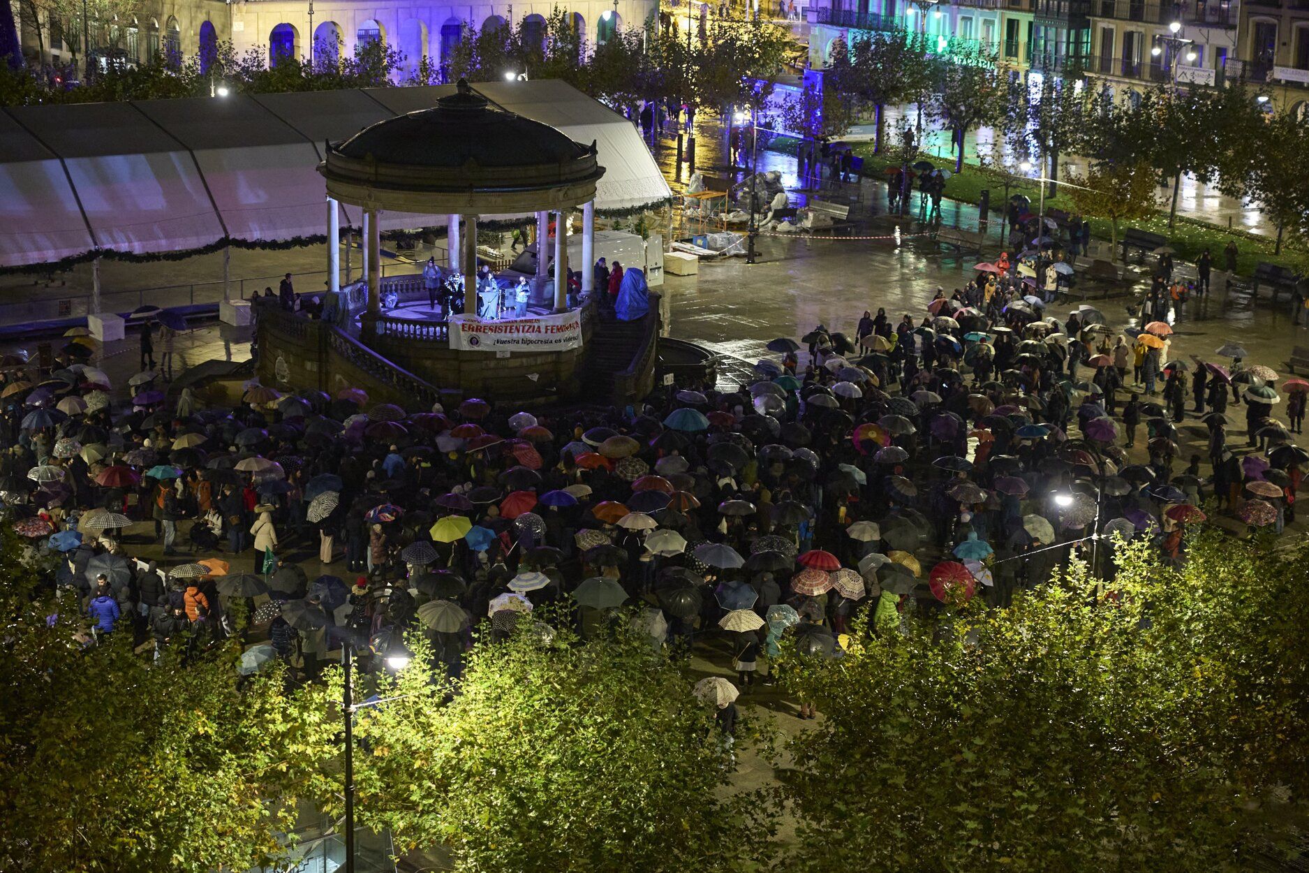 Imágenes de la manifestación del movimiento feminista de este 25N