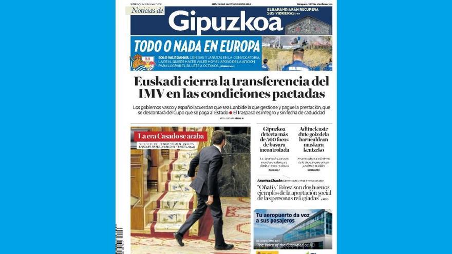 Portada de este jueves, 24 de febrero