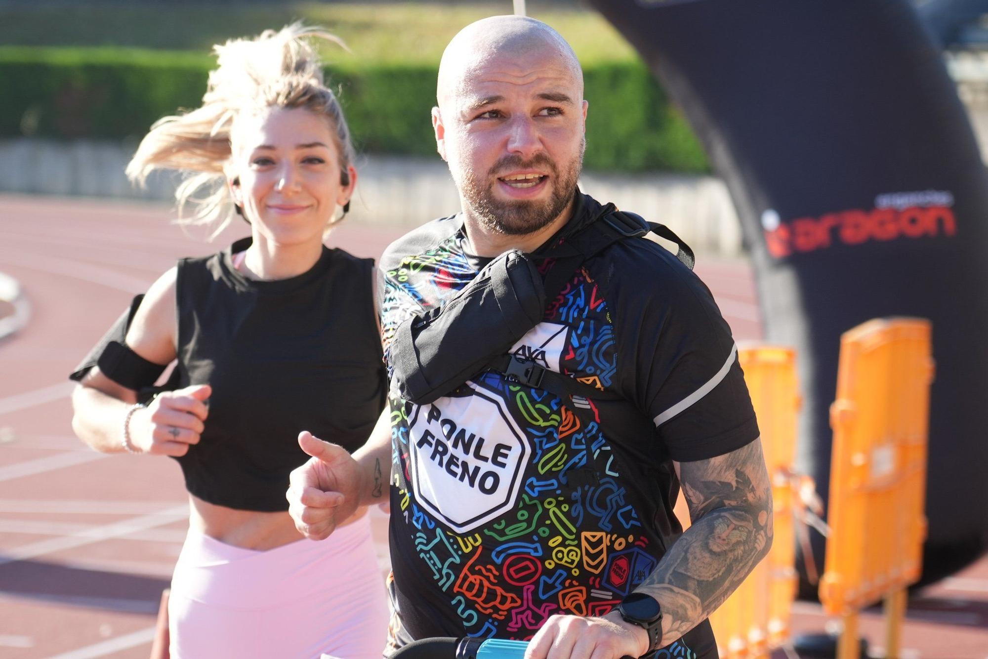 Basauri arropa a Yeray González en la final de su reto '12 maratones en 12 meses' por la asociación CNTTB1