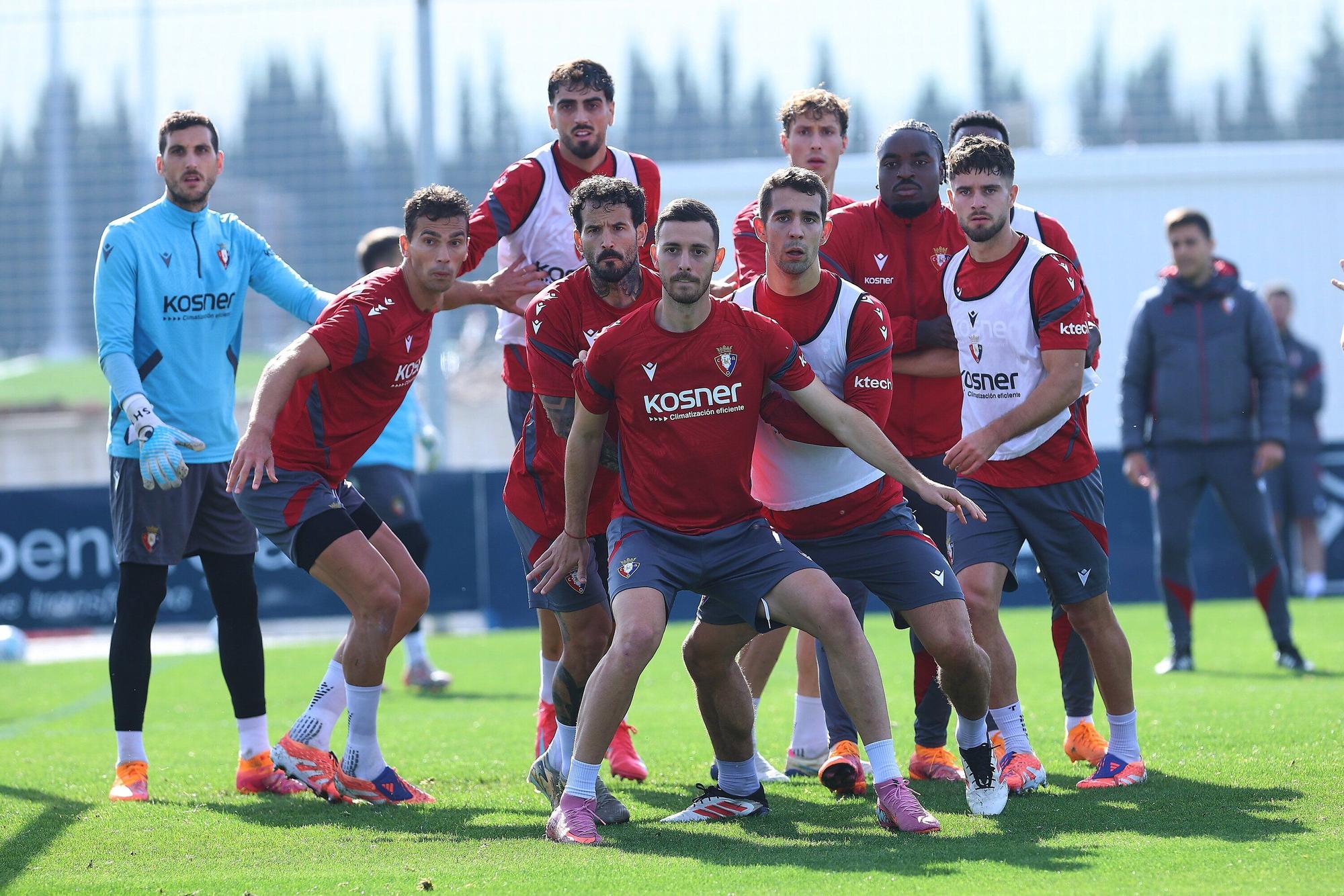 Entrenamiento de Osasuna de este domingo