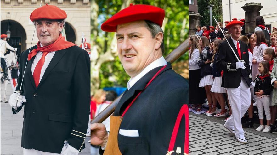 Tres compañías y unidades del Alarde tradicional de Irun renuevan a sus mandos