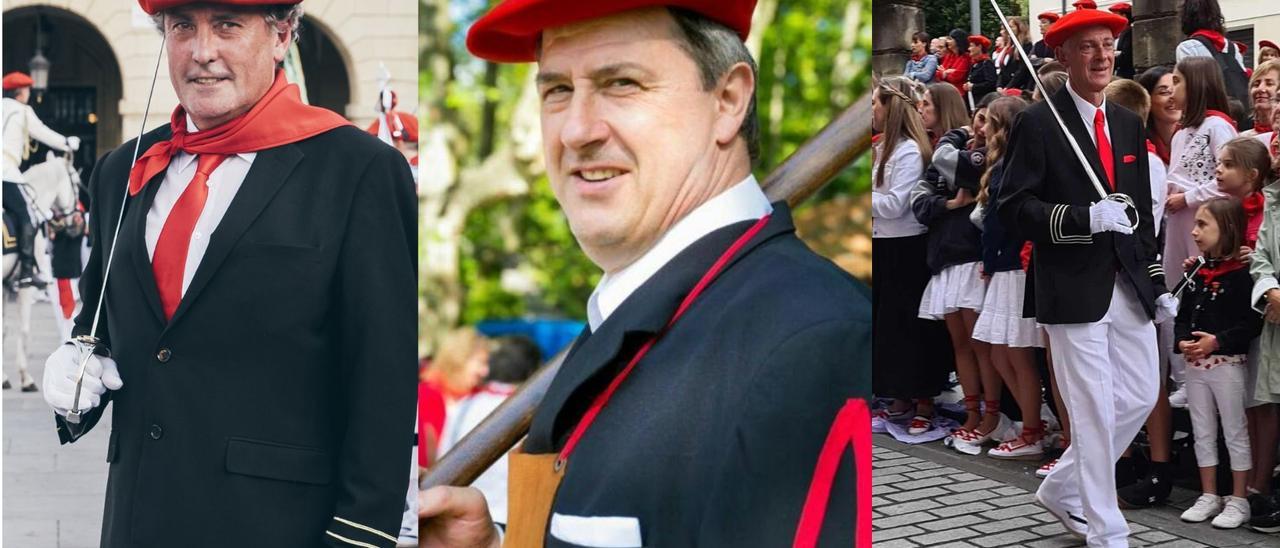 Tres compañías y unidades del Alarde tradicional de Irun renuevan a sus mandos
