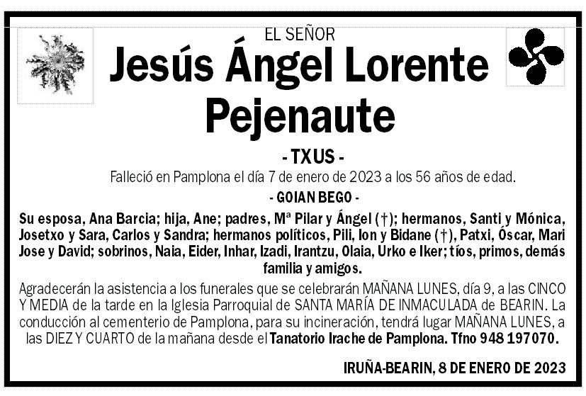 Jesús Ángel Lorente Pejenaute
