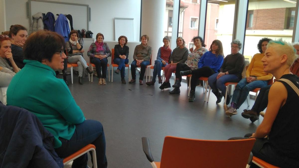 Una actividad protagonizada por mujeres en Getxo.