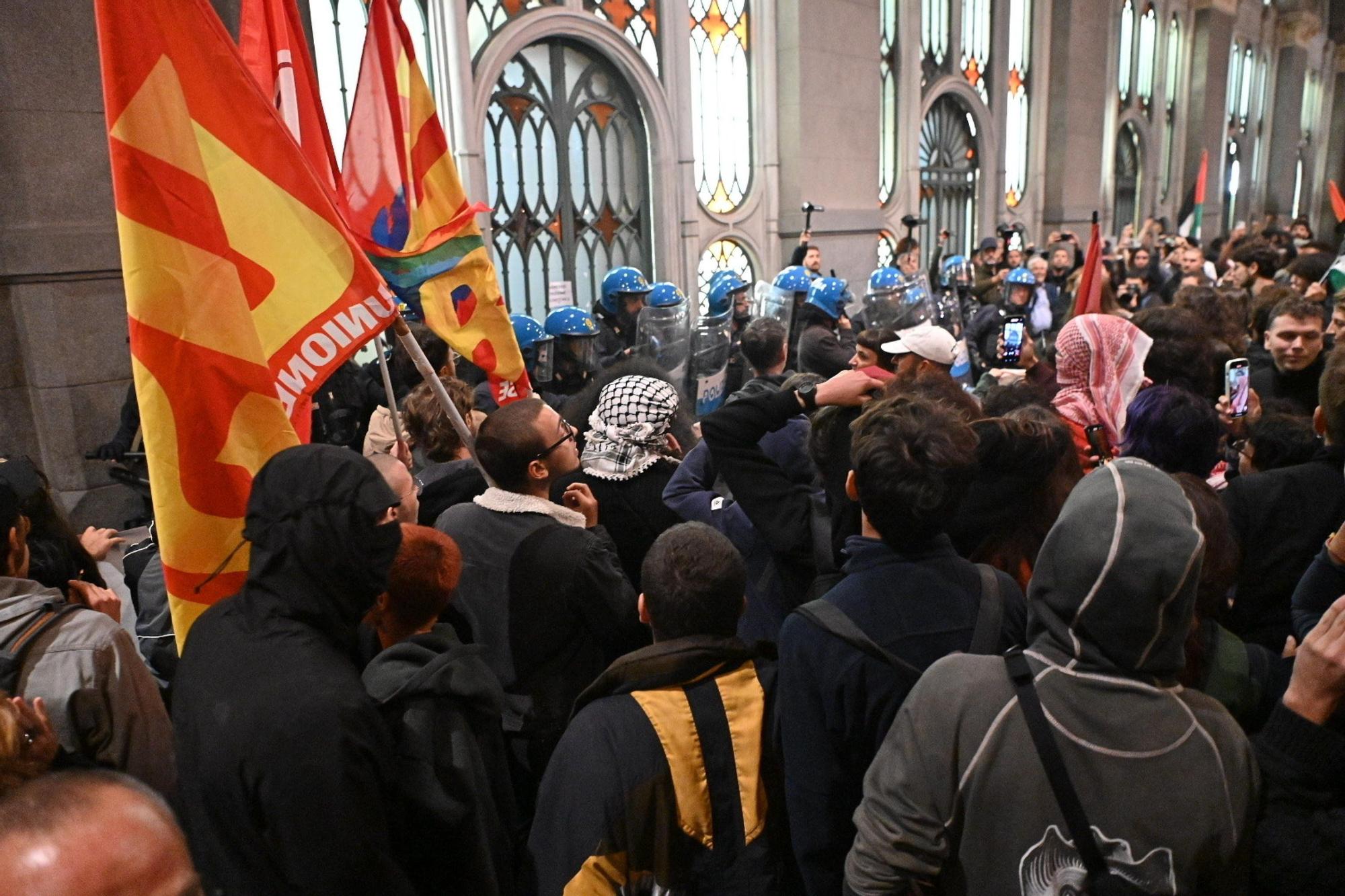 Protestas y disturbios tras la interceptación de la Flotilla Global Sumud