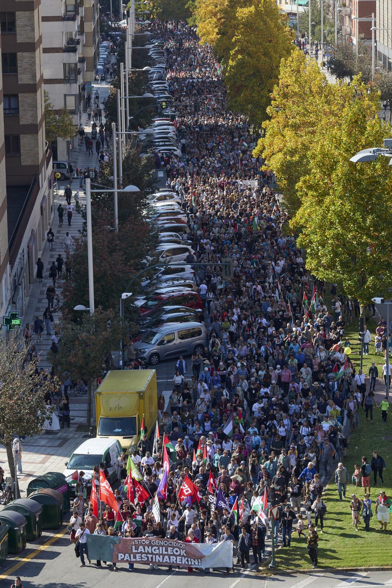Huelga y paros en solidaridad con Palestina durante este miércoles en Navarra