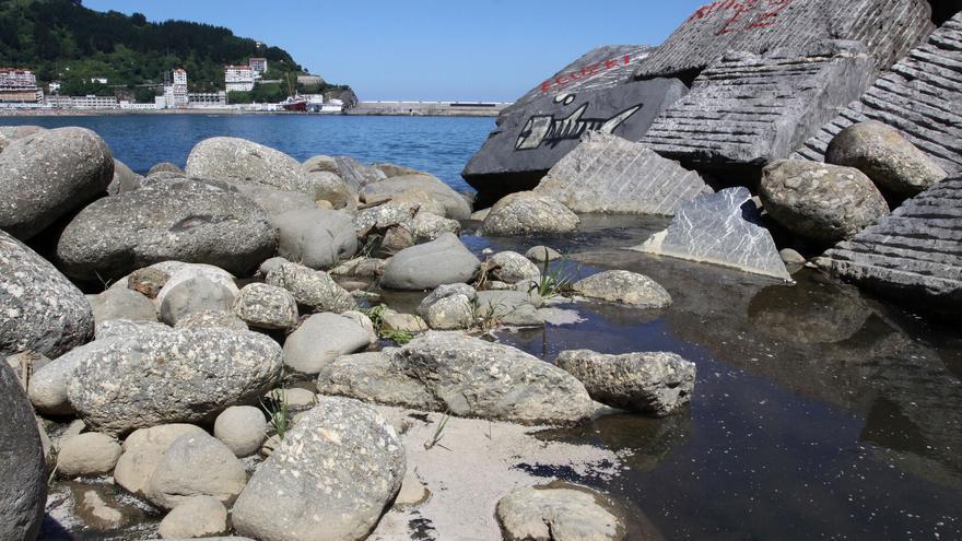 Las Juntas Generales reclaman poner fin a los vertidos en la playa de Saturraran