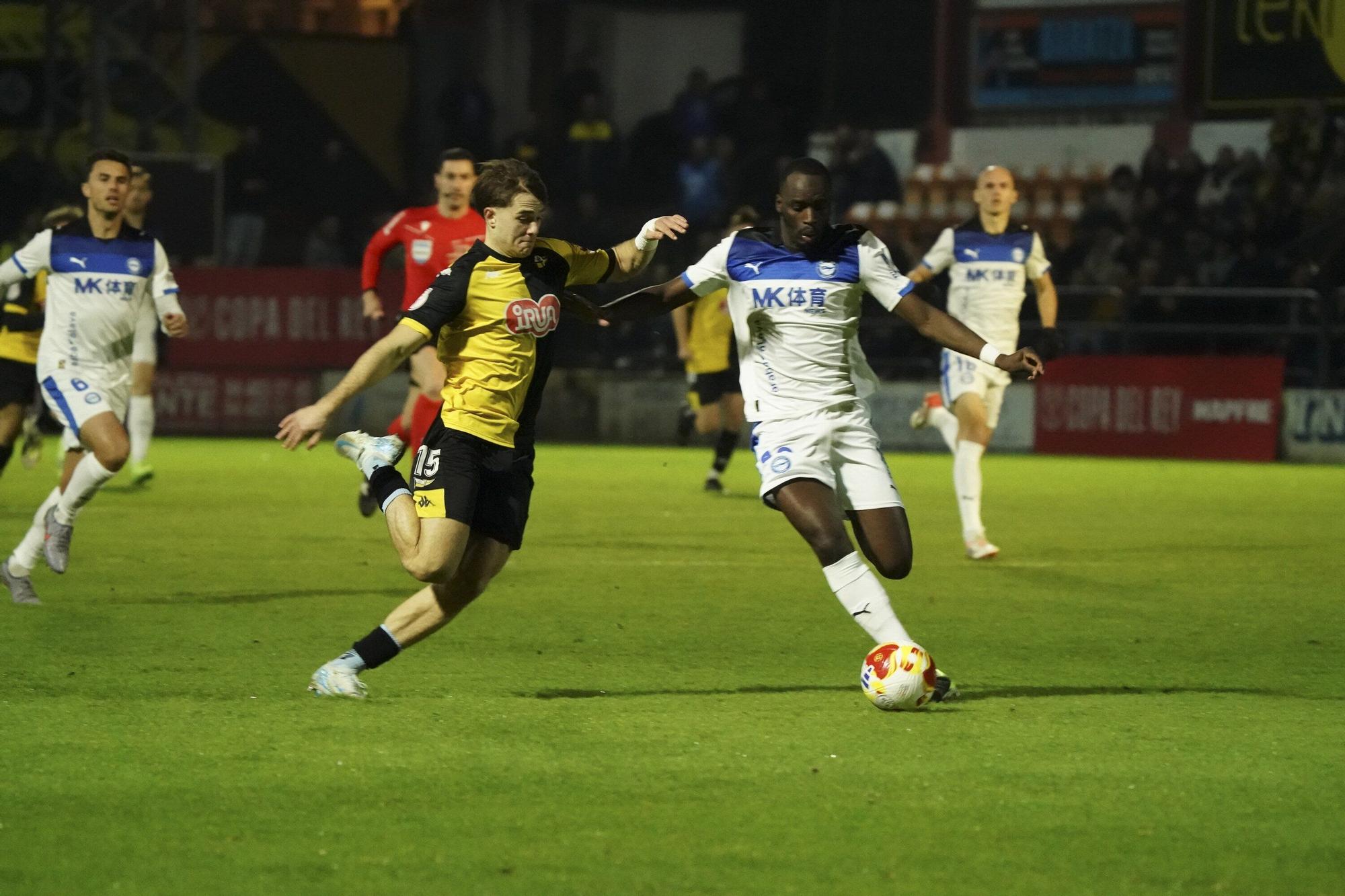 El Portugalete-Alavés, en imágenes