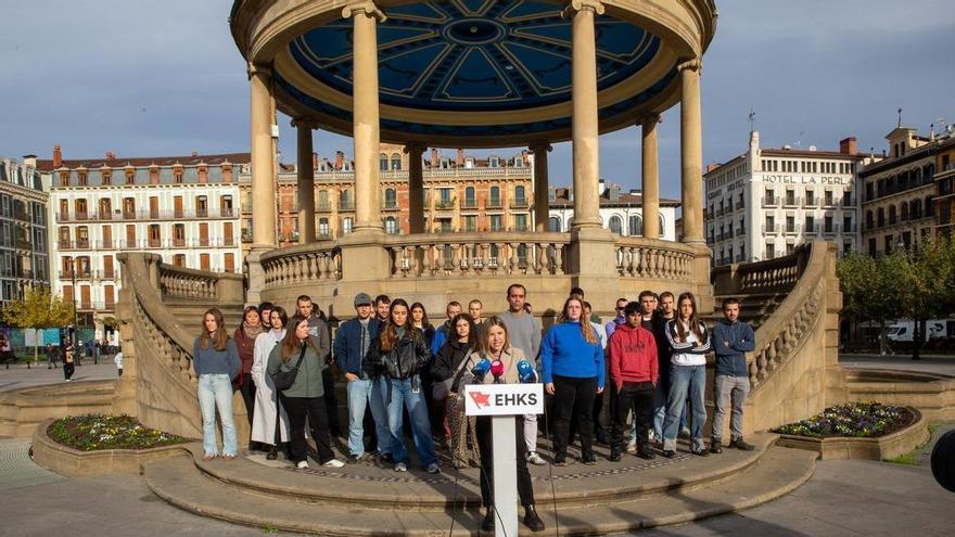 EHKS denuncia en Pamplona la &quot;criminalización&quot; del antifascismo