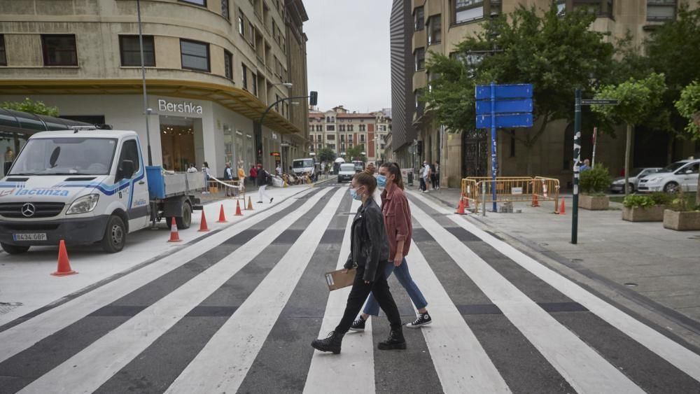 Primer día de la Fase 2 en Navarra.