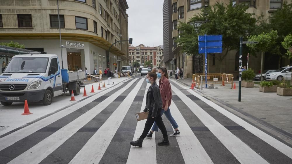 Primer día de la Fase 2 en Navarra.