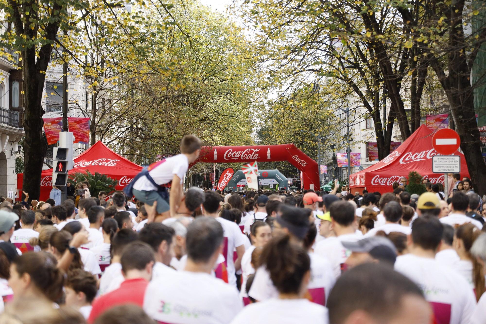 En imágenes: la Herri Krosa calienta motores en Bilbao