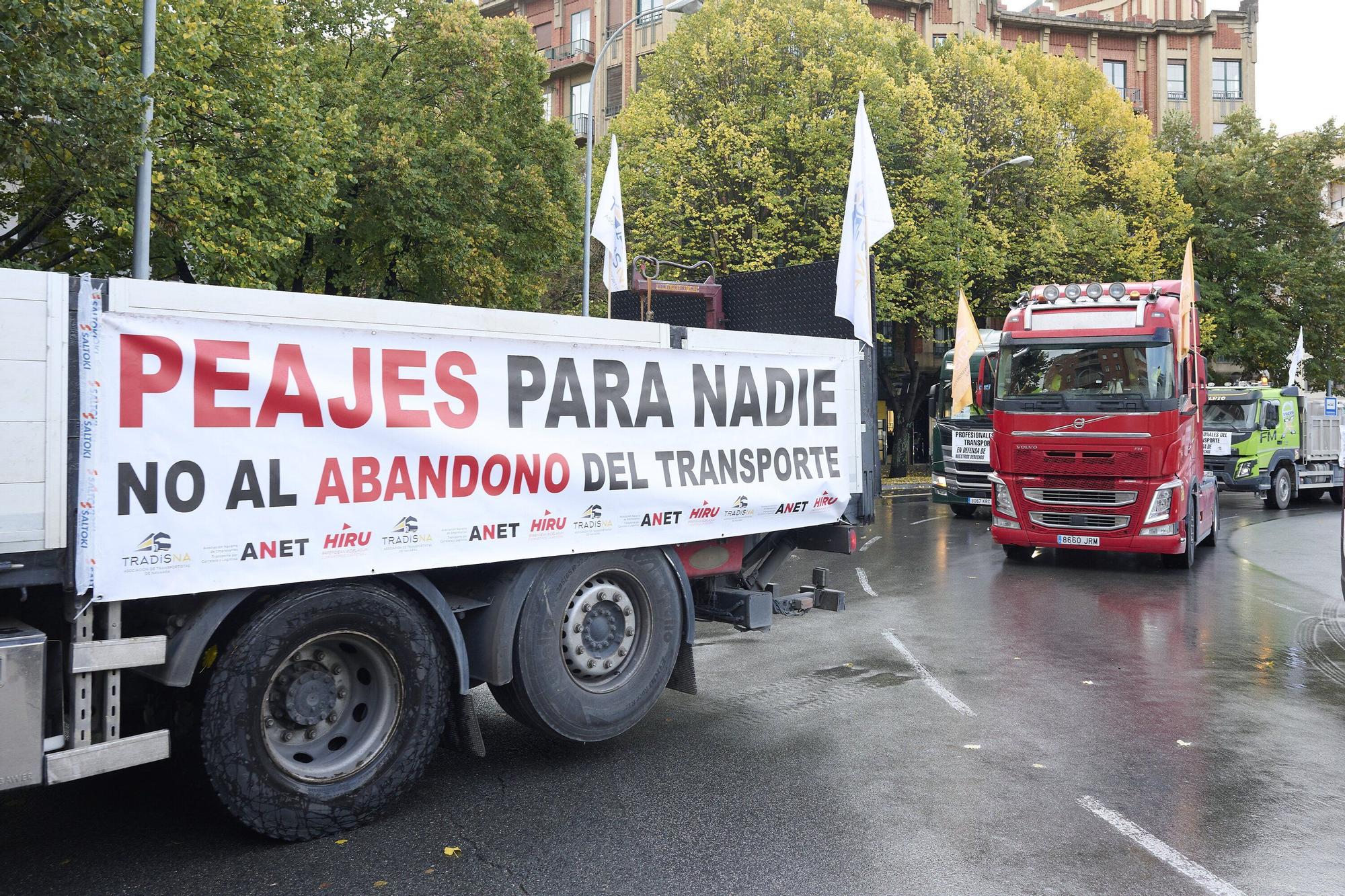 Fotos de la camionada en Pamplona (sábado 8 de noviembre de 2025)