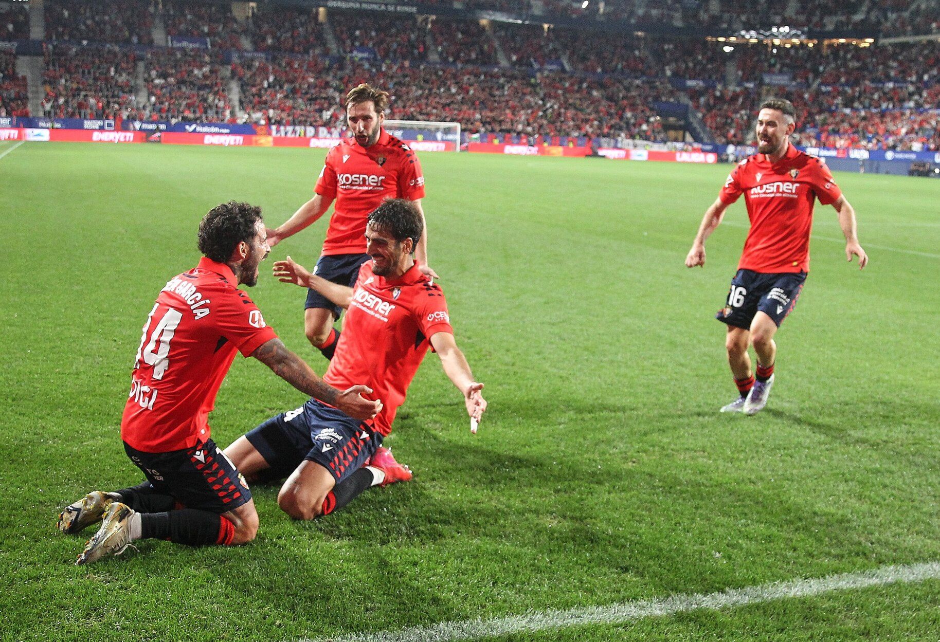 Fotos del Osasuna-Getafe en El Sadar