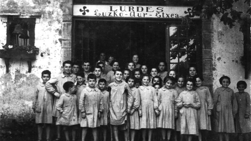 Del horror de la guerra al  calor del refugio Lourdes Euzko Aur-Etxea