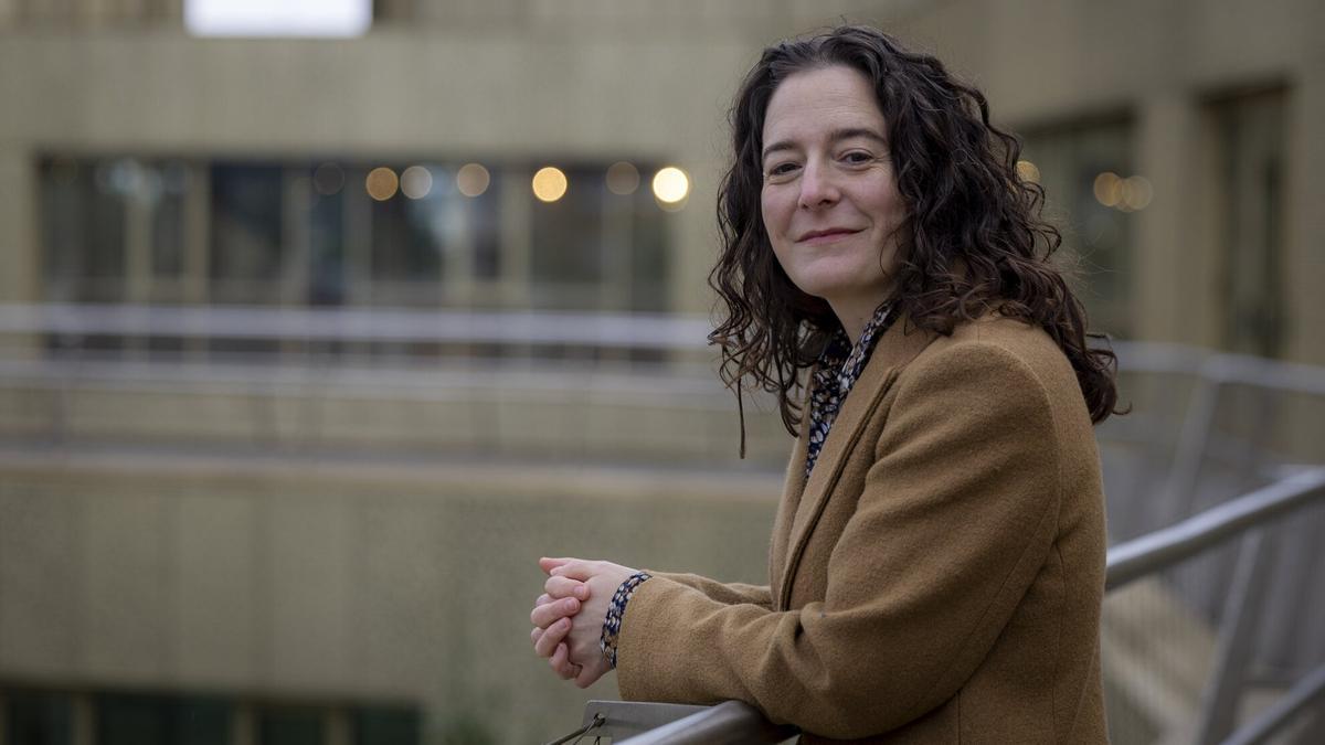 Leticia Landa, en la sede del Basque Culinary Center de Donostia.