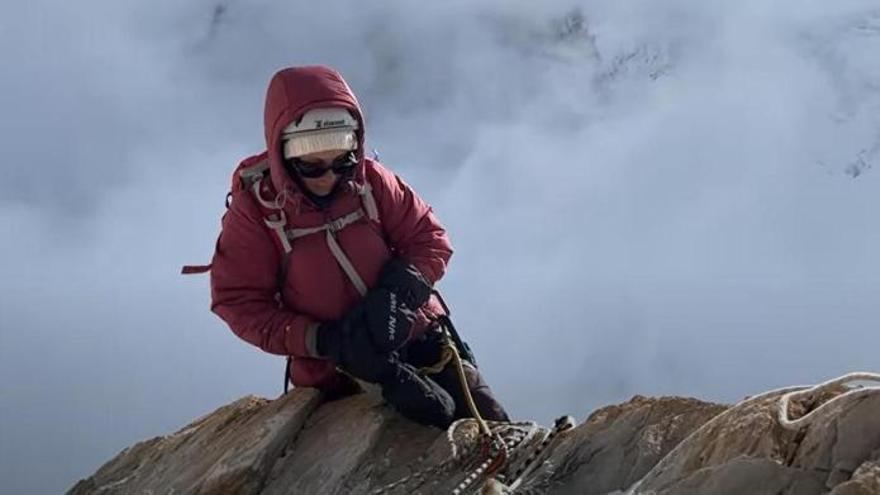 Natalia Nagovitsyna en una imagen del documental &#039;To stay with Khan Tengri&#039;
