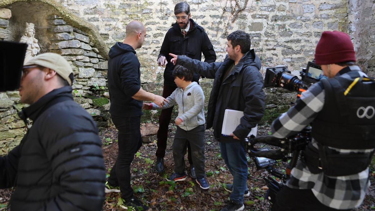 Rodaje en Quejana de ‘Historias de Halloween’.