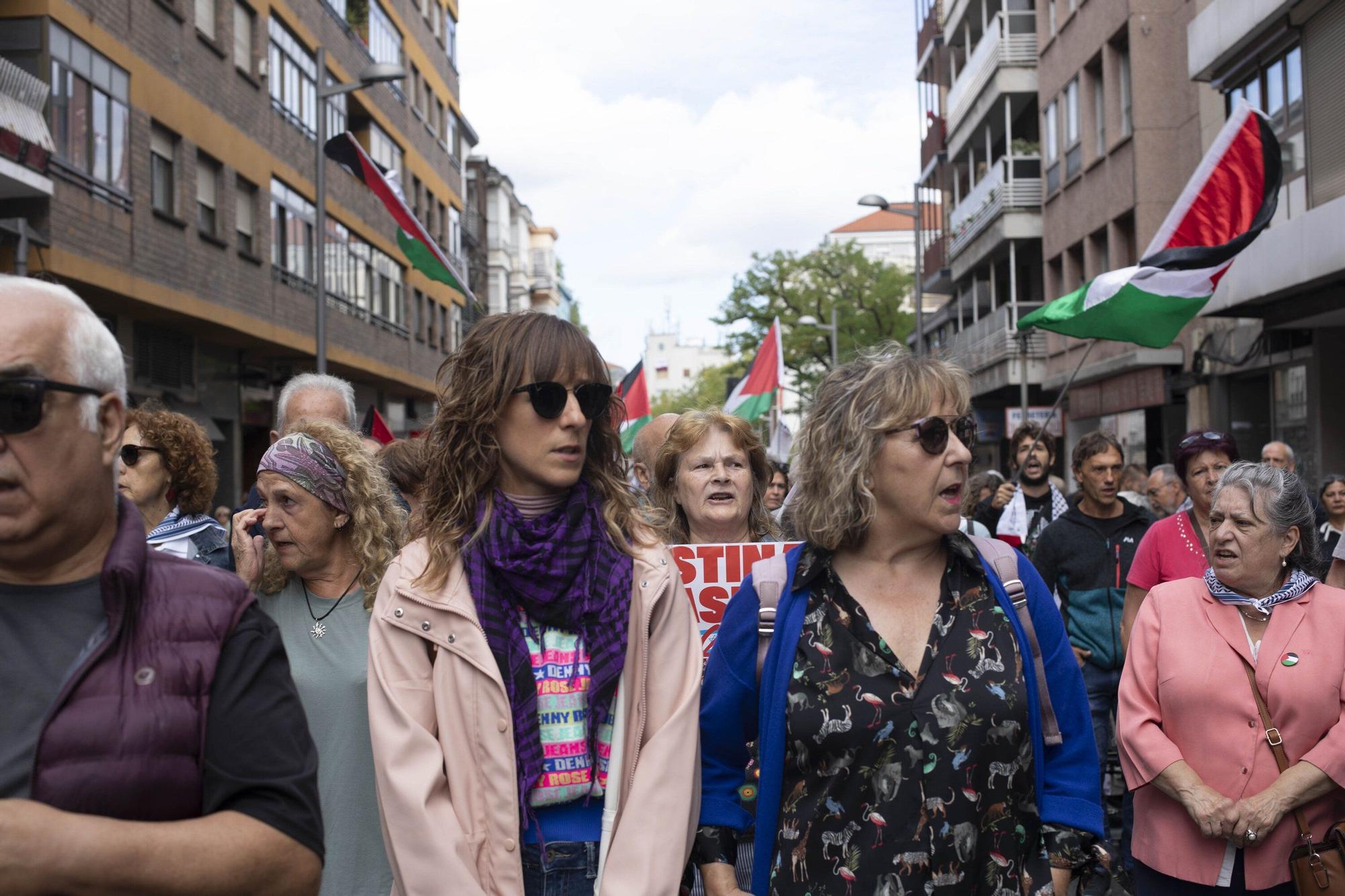 En imágenes: Vitoria se manifiesta en apoyo del pueblo palestino