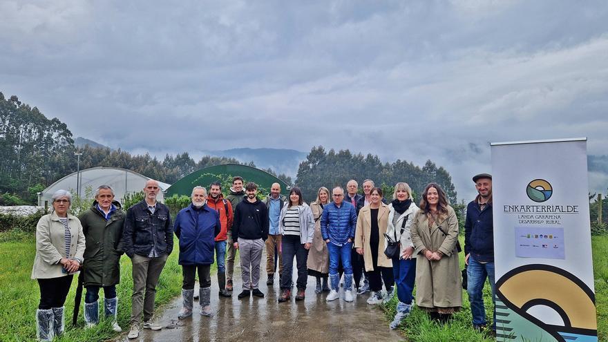 Lorra participa en el ‘espacio test agrario’ Haztegia Enkarterri, el segundo de Bizkaia