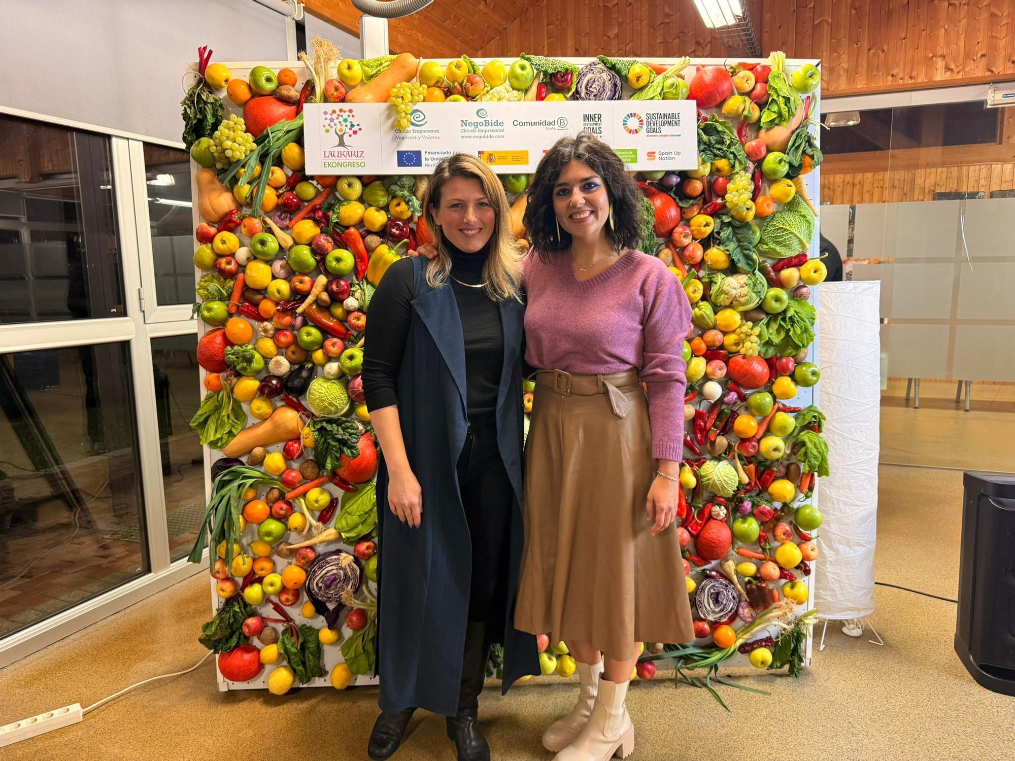 Selfies de lo más naturales: el photocall vegetal que triunfa en Bizkaia