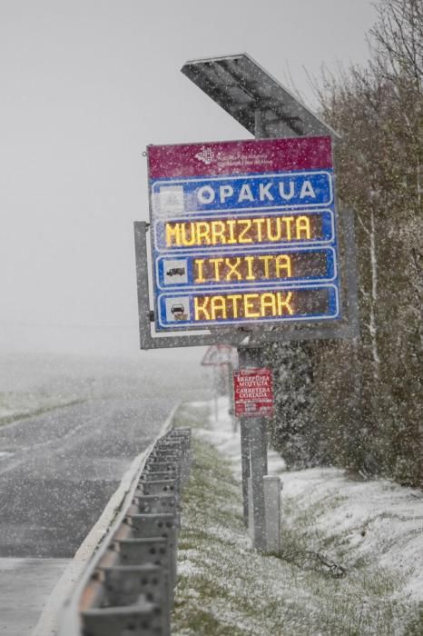 Nieve en Álava
