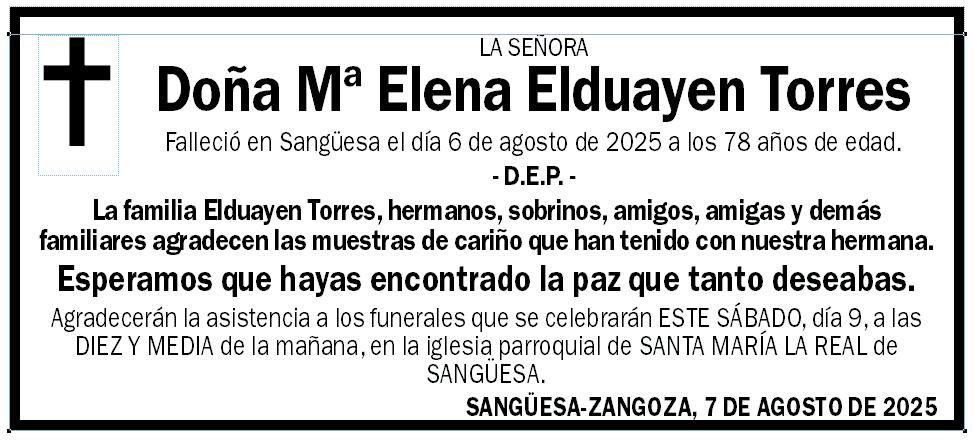 Mª Elena Elduayen Torres