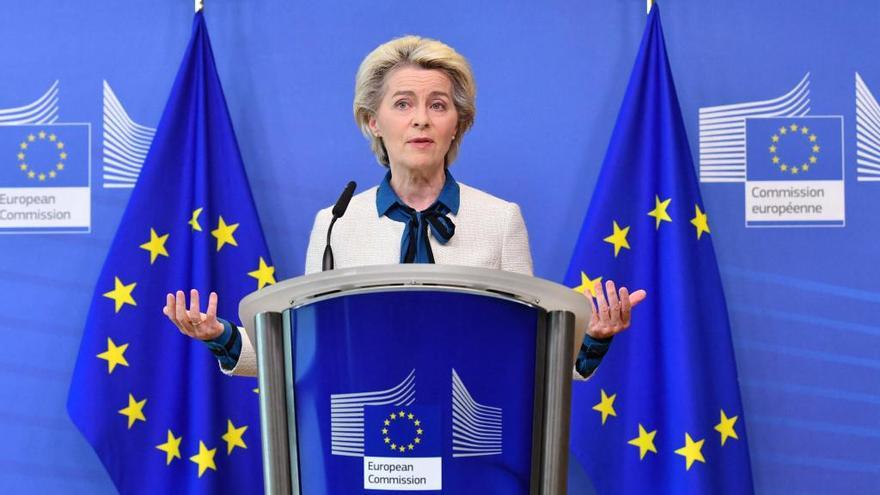 La presidenta de la Comisión Europea, Ursula von der Leyen.