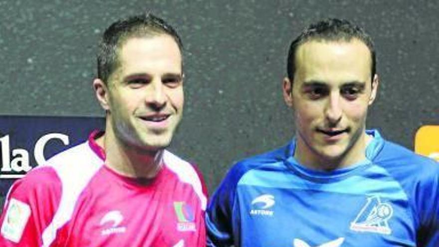 Olaizola II e Irujo se juegan la segunda plaza de finalista en Bilbao