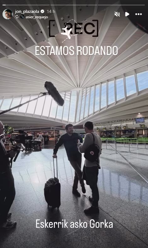 Historia en Instagram de Jon Plazaola