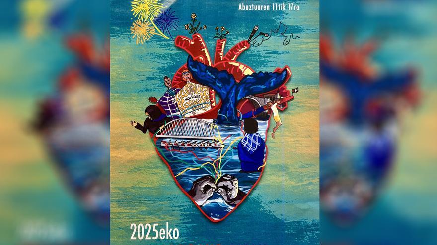 Nahia Elesgarai, autora del cartel oficial de Andra Mari 2025