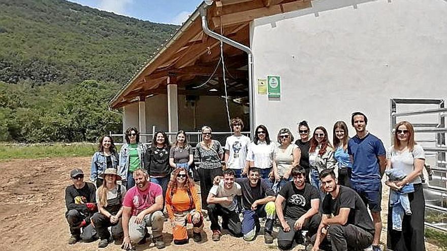 Alumnos de los trece talleres en Zumbetz.