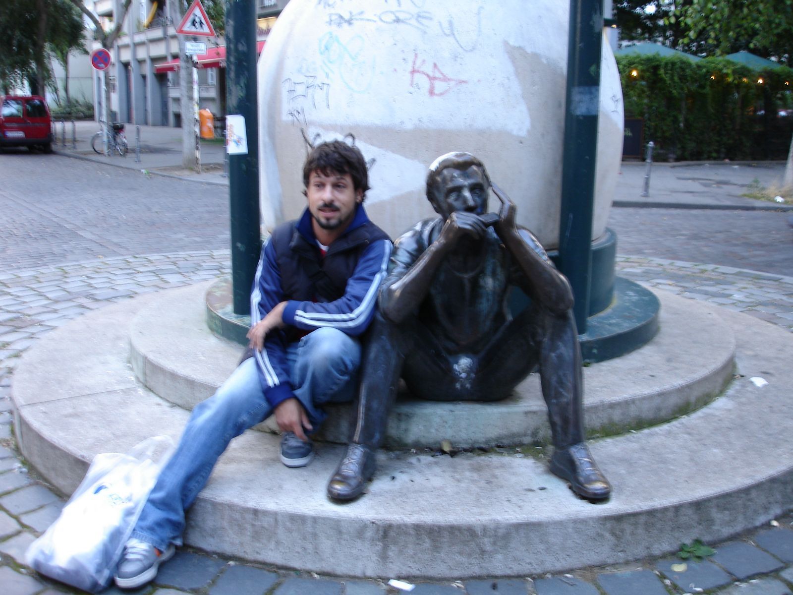 Juantxo, en Berlín.