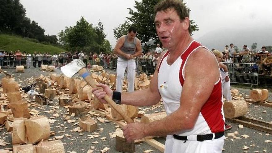 Joxemari Olasagasti, en una prueba anterior.
