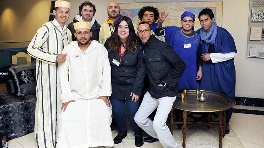 Una pasada celebración en Barakaldo.Foto: Jose Sampedro