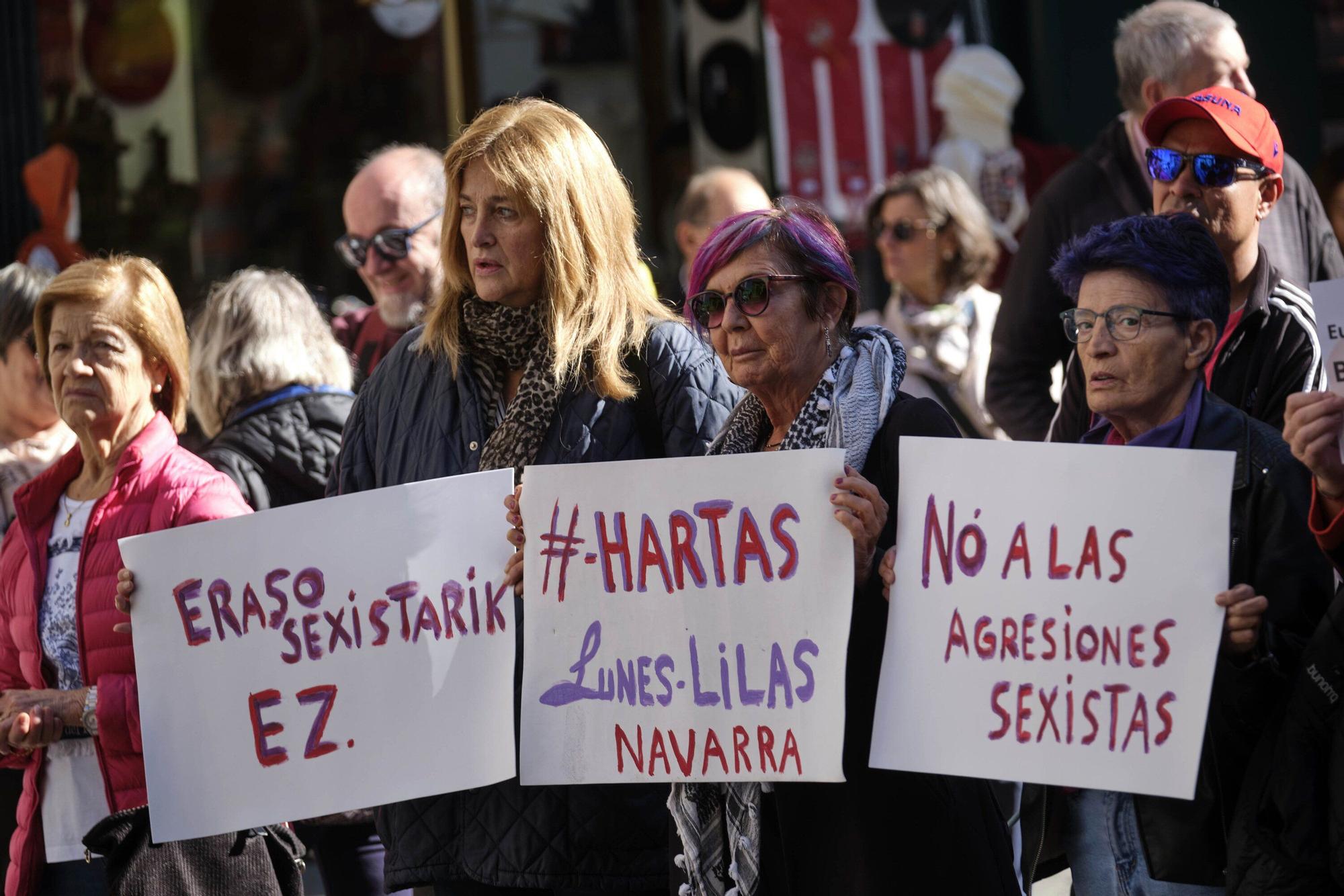 Pamplona rechaza la agresión sexual denunciada en la zona de la Carpa