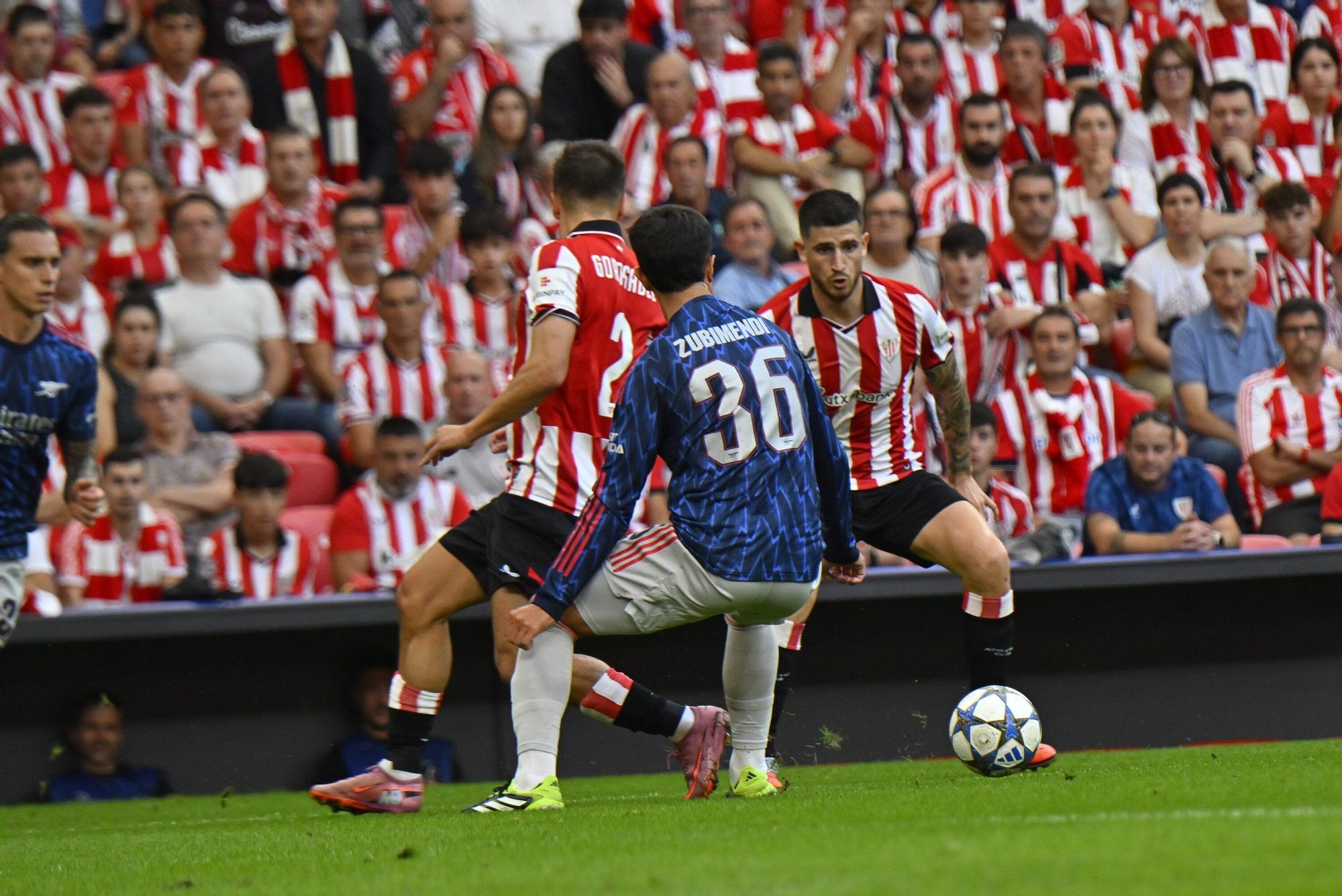El Athletic-Arsenal, en imágenes