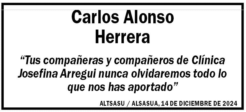 Carlos Alonso Herrera