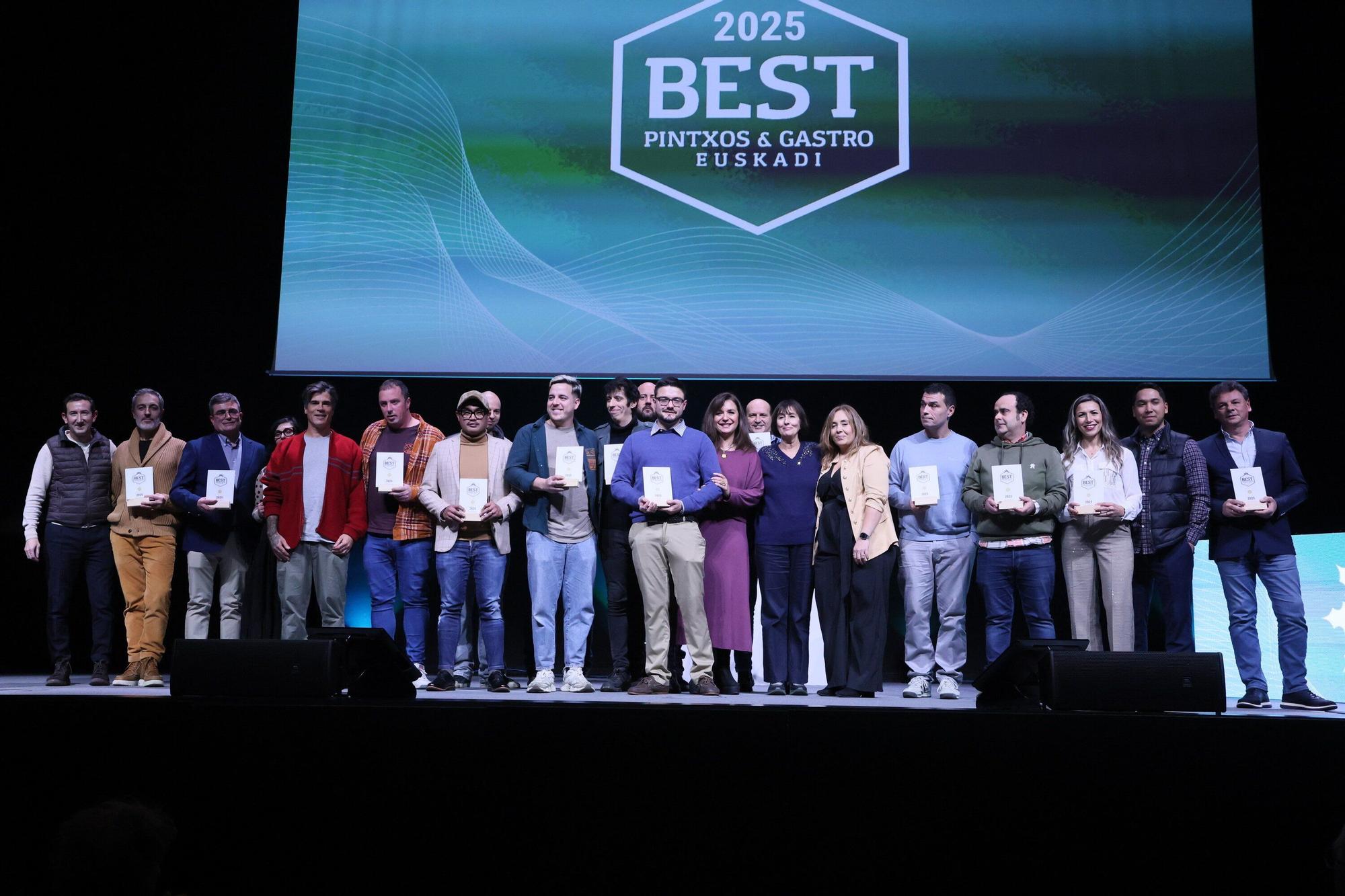 Las mejores barras de pintxos de Euskadi, premiadas en Vitoria