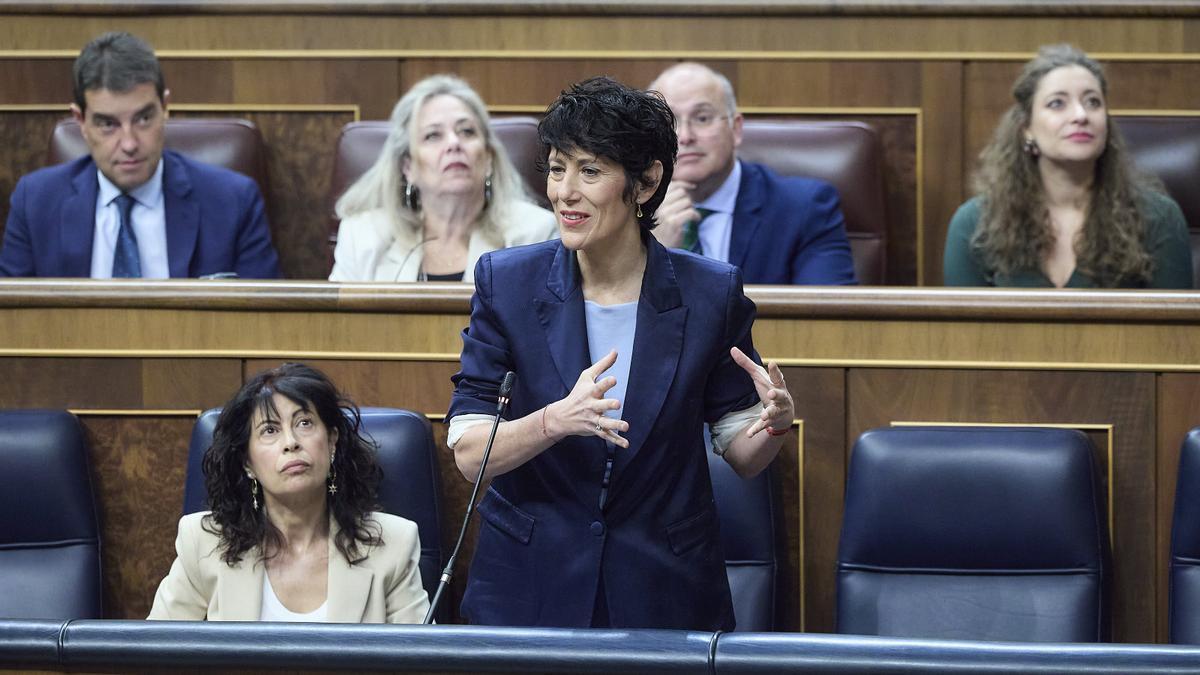 La ministra de Inclusión, Seguridad Social y Migraciones, Elma Saiz.