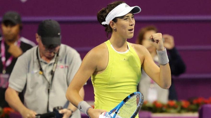 Garbiñe Muguruza pasa directamente a la final de Doha tras la lesión de Halep