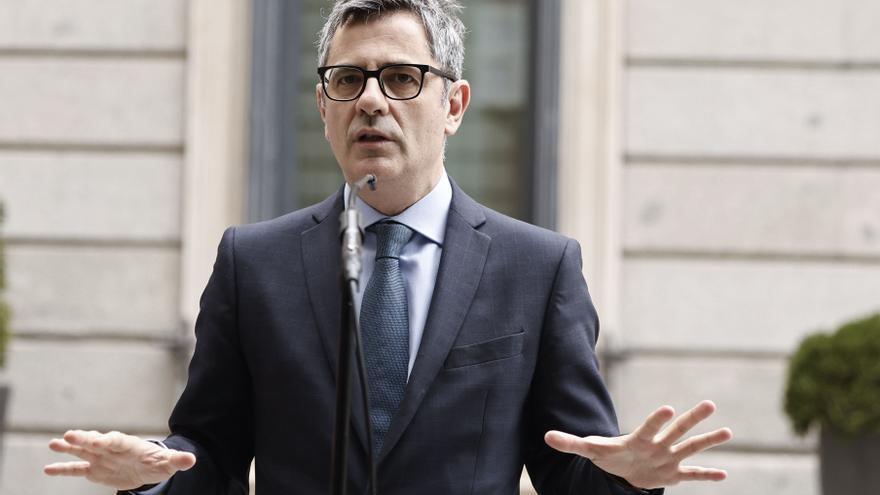 Bolaños asegura que no ha habido ningún tipo de financiación irregular en el PSOE