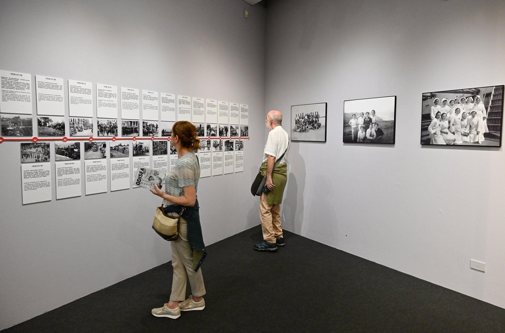 'Odisea 1937', una exposición para recuperar la memoria silenciada de la Guerra civil en Euskadi