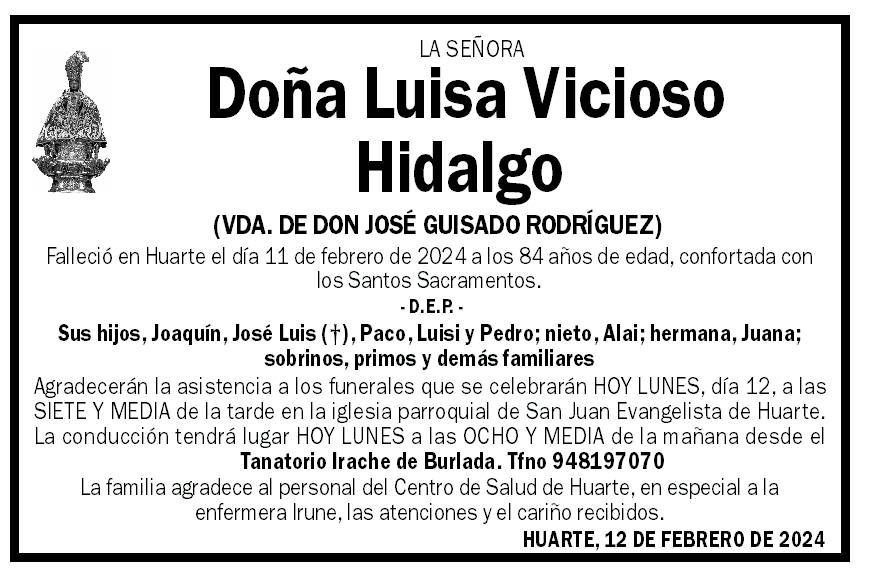 Luisa Vicioso Hidalgo