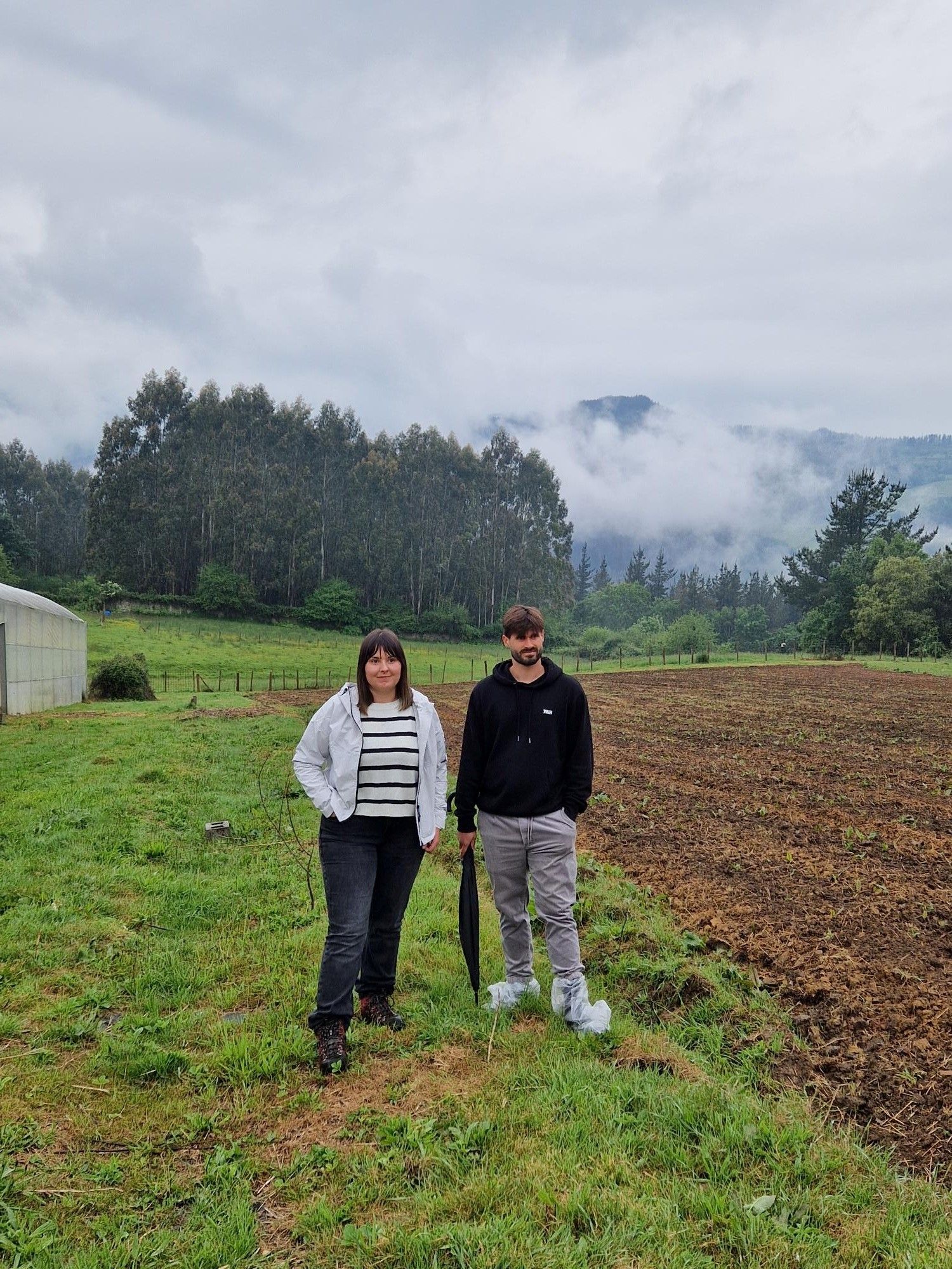 Los jóvenes emprendedores Estibaliz Trevilla y Alexander Rodríguez.