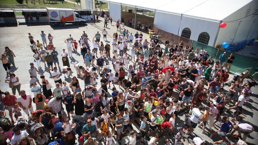 Sarriguren, fiestas marcadas por el estreno de "la plaza del Pueblo"