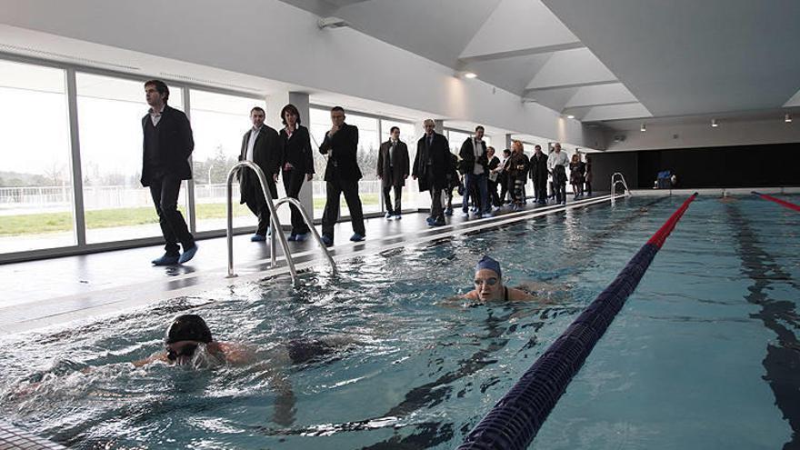 Las instalaciones de la Ciudad Deportiva San Jorge, visitadas por las autoridades.