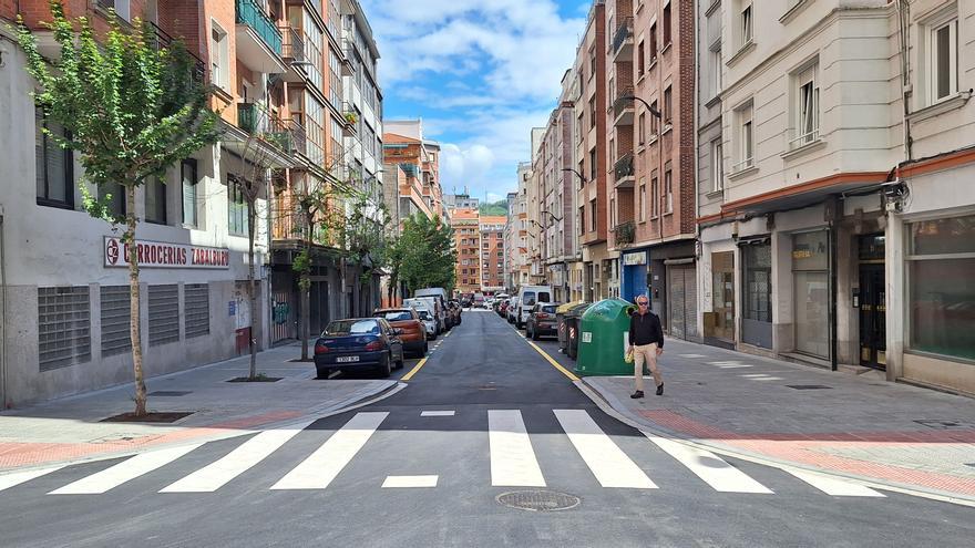 Amaitu dira José María Escuza kalea berrurbanizatzeko lanak