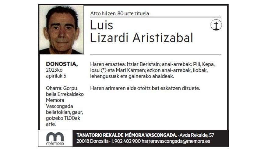 Luis Lizardi Aristizabal