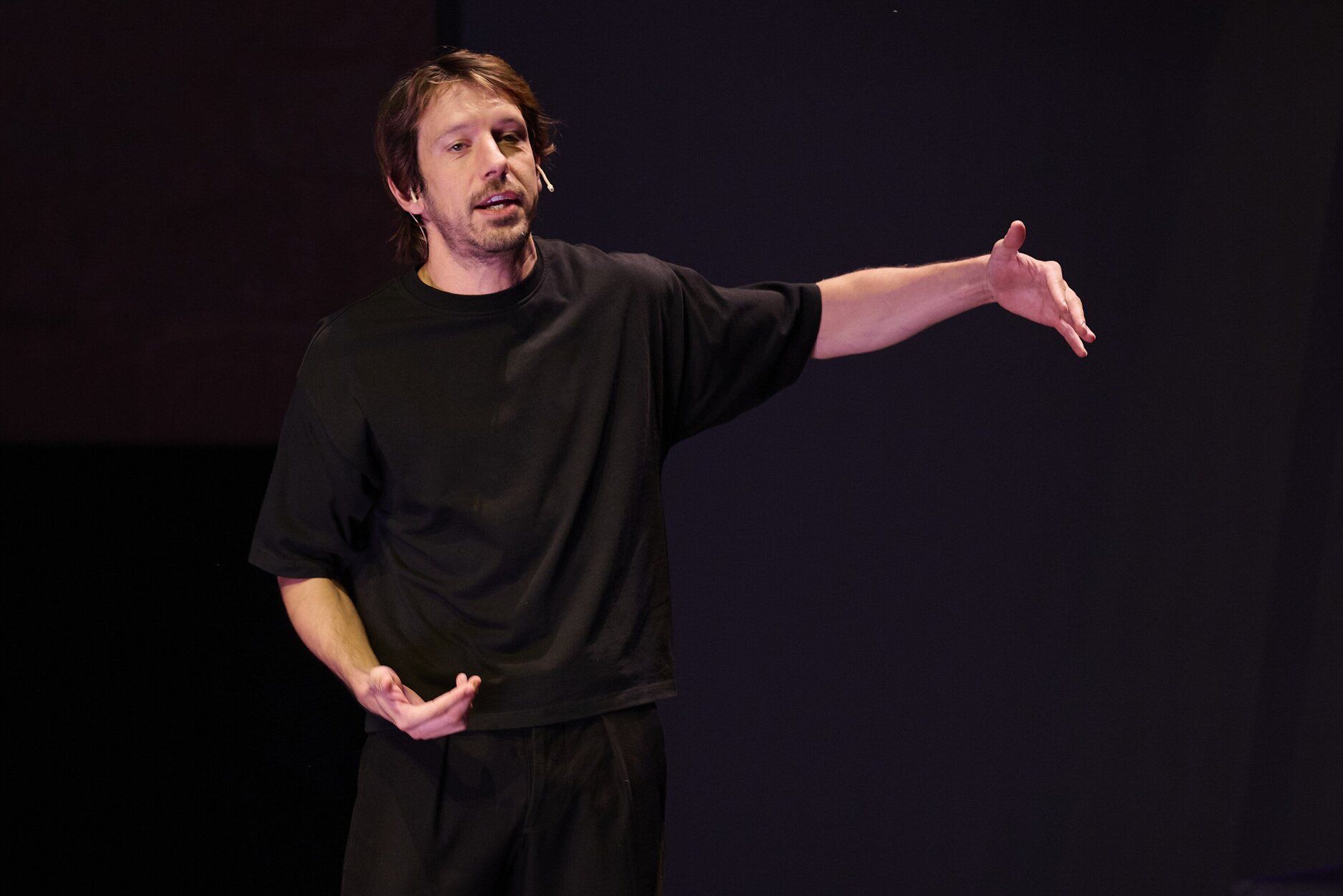 Imágenes de la representación de 'De Nao Albert y Marcel Borràs' en el Festival de Teatro de Olite